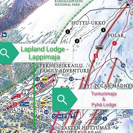Lapland Ski-in - Lapland - Sauna, National Park, Slopes, Trails, Just Steps From Local Amenities, Yet Peaceful * Pyhätunturi